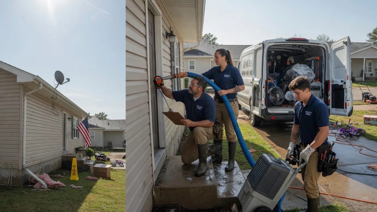 Ceiling Water Damage Restoration in Weston, MO near me